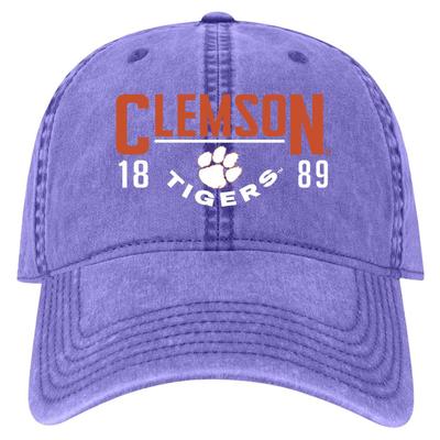 Clemson Legacy Terra Twill Bridge Embroidered Relaxed Cap