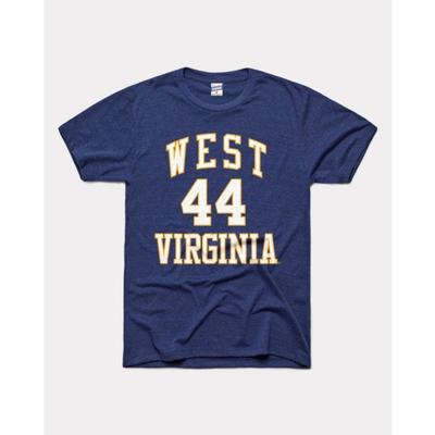 West Virginia Charlie Hustle Jerry West Tee