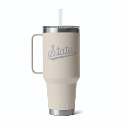 Mississippi State Yeti 42 Oz Rambler Mug With Straw Lid