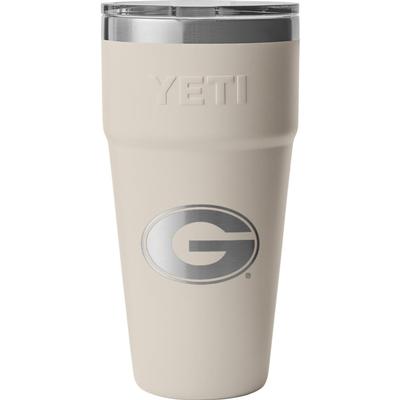 Georgia Yeti 30 Oz Rambler Tumbler