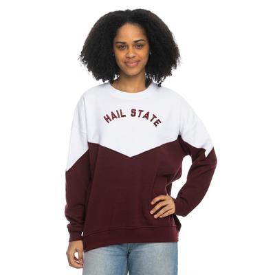 Mississippi State Zoozatz Bestie Color Block Sweatshirt