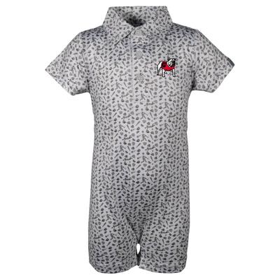 Georgia Garb Infant Baseball Earnest Polo Romper