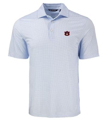 Auburn Cutter & Buck Pike Diamond Dot Print Polo