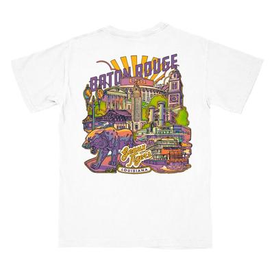 LSU Hometown Comfort Colors Tee