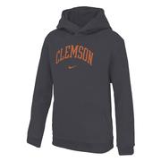  Clemson Nike Youth Arch Club Fleece Hoodie