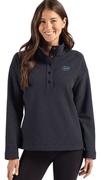  Florida Cutter & Buck Women's Hunts Point Textured Fleece Snap Pullover