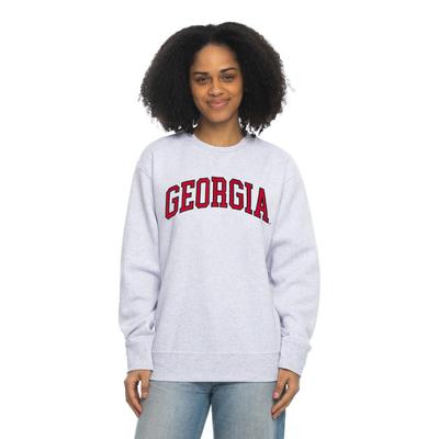 Georgia Zoozatz Women's Sport Fleece Crew