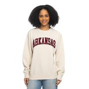  Arkansas Zoozatz Women's Sport Fleece Crew