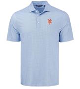  Florida Cutter & Buck Interlock Pike Diamond Dot Print Polo