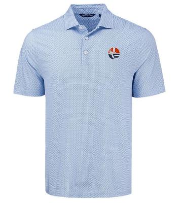 Florida Cutter & Buck Circle UF Pike Diamond Dot Print Polo