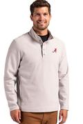  Alabama Cutter & Buck Hunts Point Textured Fleece Snap Pullover