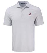  Alabama Cutter & Buck Pike Diamond Dot Print Polo