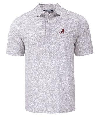 Alabama Cutter & Buck Pike Flora Print Polo