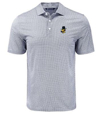 App State Cutter & Buck Yosef Pike Diamond Dot Print Polo