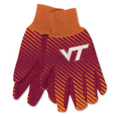 Virginia Tech WinCraft Adult Two Tone Sport Grip Gloves