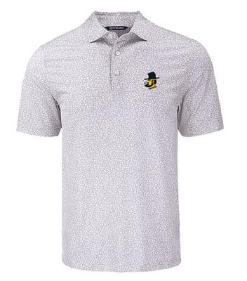 App State Cutter & Buck Yosef Pike Flora Print Polo