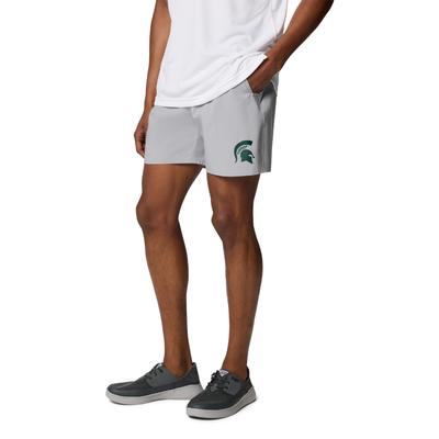 Michigan State Columbia Terminal Roamer Stretch Short