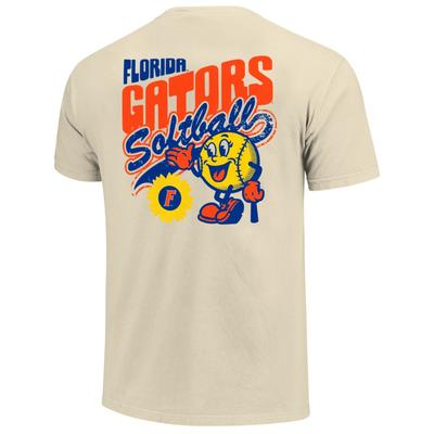 Florida Image One Retro Vibes Softball Comfort Colors Tee