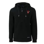  Arkansas Cutter & Buck Pitching Ribby Roam Eco Half Zip Pullover Hoodie