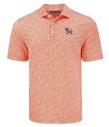  Clemson Cutter & Buck Tiger Pike Flora Print Polo