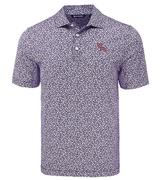  Clemson Cutter & Buck Tiger Pike Flora Print Polo