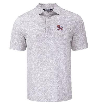 Clemson Cutter & Buck Tiger Pike Flora Print Polo