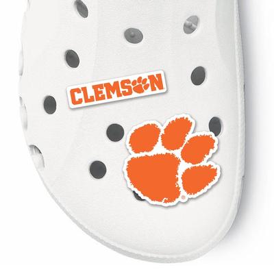 Clemson 2-Pack Shoe Charms