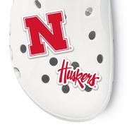  Nebraska 2- Pack Shoe Charms