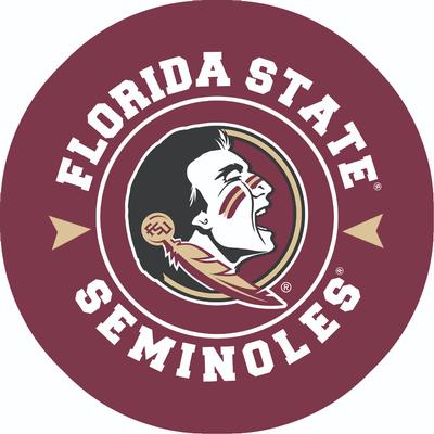 Florida State 2 Pack Circle Car Coaster