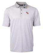  Florida State Cutter & Buck Virtue Eco Micro Stripe Polo