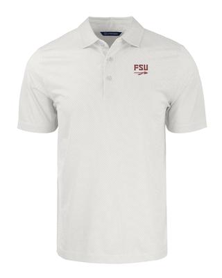 Florida State Cutter & Buck Spear Pike Symmetry Print Polo