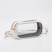  Mj White Crossbody Clear Bag