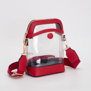  Mj Red Crossbody Clear Bag