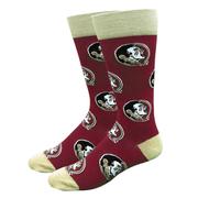  Florida State All Over Logo Socks