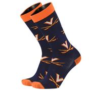  Virginia All Over Logo Socks