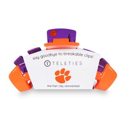 Clemson Teleties Large Claw Hair Clip