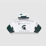  Michigan State Teleties Medium Claw Hair Clip