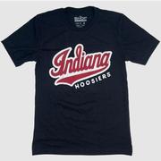  Indiana Script Hoosiers Black Tee