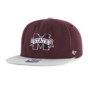  Mississippi State 47 Brand Burnside Captain Adjustable Hat