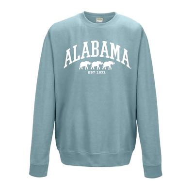 Alabama Elephant Trio Fleece Fleece Crew