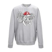  Alabama Cartoon Elephant Fleece Crew