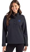  Kentucky Cutter & Buck Women's Hunts Point Textured Fleece Snap Pullover