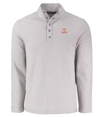 Virginia Cutter & Buck Hunts Point Textured Fleece Snap Pullover