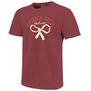  Virginia Tech Image One School Bow Comfort Colors Tee