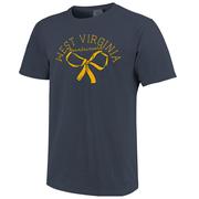  West Virginia Image One School Bow Comfort Colors Tee