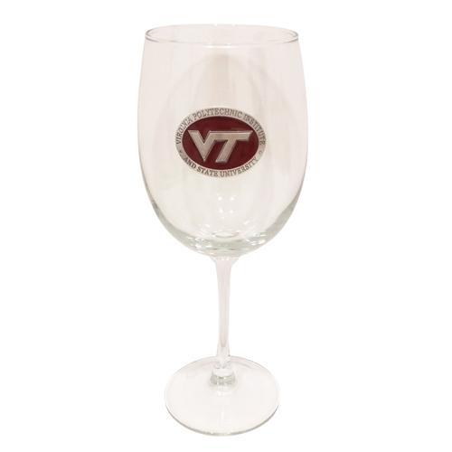 Virginia Tech Hokies Etched Stemless Wine Glass – R & R INC.