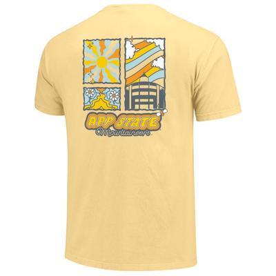 App State Image One Groovy Campus Comfort Colors Tee