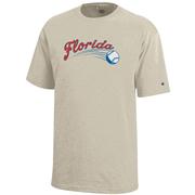  Florida Champion Youth Script Baseball Tee