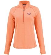  Virginia Tech Cutter & Buck Women's Peshastin Fleece Half Zip Pullover