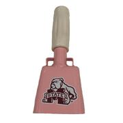  Mississippi State Small M Bulldog Pink Cowbell